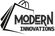 Logo of 'Modern Innovations' with a stylized shopping bag on a white background